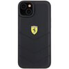 Etui FERRARI Quilted Metal Logo do Apple iPhone 14 Plus/15 Plus Czarny Model telefonu iPhone 14 Plus