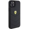Etui FERRARI Quilted Metal Logo do Apple iPhone 14 Plus/15 Plus Czarny Model telefonu iPhone 15 Plus