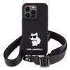 Etui KARL LAGERFELD Crossbody Silicone do Apple iPhone 15 Pro Max Czarny Seria telefonu iPhone