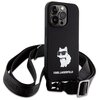Etui KARL LAGERFELD Crossbody Silicone do Apple iPhone 15 Pro Max Czarny Model telefonu iPhone 15 Pro Max
