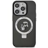 Etui KARL LAGERFELD Ring Stand do Apple iPhone 15 Pro Czarny Model telefonu iPhone 15 Pro