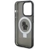 Etui KARL LAGERFELD Ring Stand do Apple iPhone 15 Pro Czarny Etui wodoszczelne Nie