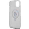Etui KARL LAGERFELD Ring Stand do Apple iPhone 14 Plus/15 Plus Biały Model telefonu iPhone 15 Plus