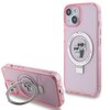 Etui KARL LAGERFELD Ring Stand do Apple iPhone 14 Plus/15 Plus Różowy