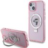 Etui KARL LAGERFELD Ring Stand Karl&Choupettte MagSafe do Apple iPhone 13/14/15 Różowy