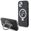 Etui KARL LAGERFELD Ring Stand do Apple iPhone 14 Plus/15 Plus Czarny