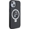 Etui KARL LAGERFELD Ring Stand do Apple iPhone 14 Plus/15 Plus Czarny Model telefonu iPhone 15 Plus