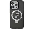 Etui KARL LAGERFELD Ring Stand Karl&Choupettte MagSafe do Apple iPhone 15 Pro Max Czarny Model telefonu iPhone 15 Pro Max