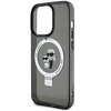 Etui KARL LAGERFELD Ring Stand Karl&Choupettte MagSafe do Apple iPhone 15 Pro Max Czarny Typ Etui nakładka