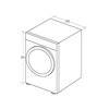 Pralka CANDY RapidÓ Pro RP 496BWMUC8/1-S 9kg 1400 obr Quick&Clean Bezpieczeństwo użytkowania Blokada rodzicielska