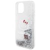 Etui HELLO KITTY Liquid Glitter Charms do Apple iPhone 14 Srebrny Typ Etui nakładka