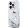 Etui HELLO KITTY Liquid Glitter Charms do Apple iPhone 13 Pro Max Srebrny Seria telefonu iPhone