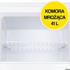 Lodówka CANDY CDG1S514EW 142.8cm Biała Zmiana kierunku otwierania drzwi Tak