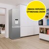 Lodówka CANDY CCG1S 518FWX 179.4cm Srebrna Podajnik wody Kolor producenta Inox