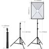 Zestaw studyjny PULUZ PU5070EU Softbox LED 50 x 70 cm + statyw, żarówka LED, torba Wyposażenie Softbox