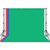 Statyw do mocowania tła fotograficznego PULUZ PKT5205 2.9x2m Wyposażenie 1 x czerwone tło PVC