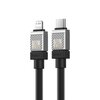 Kabel USB Typ-C - Lightning BASEUS CoolPlay 20W 1 m Czarny Obsługiwane zasilanie [W] do 20