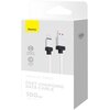 Kabel USB - USB-C BASEUS CoolPlay 100W 1 m Biały Kabel kątowy Nie