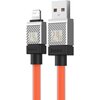 Kabel USB - Lightning BASEUS CoolPlay Series 2.4A 2 m Pomarańczowy Gwarancja 12 miesięcy
