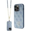 Etui GUESS Crossbody 4G Metal Logo do Apple iPhone 14 Pro Niebieski + smycz