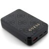 Powerbank GUESS 4G Leather Metal Logo 10000 mAh 18W Czarny Prąd wyjściowy [A] 2