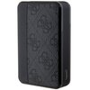 Powerbank GUESS 4G Leather Metal Logo 10000 mAh 18W Czarny Pojemność nominalna [mAh] 10000