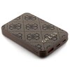 Powerbank GUESS 4G Leather Metal Logo 5000 mAh 15W Brązowy Typ ładowania Fast Charge