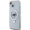 Etui KARL LAGERFELD Ring Stand Choupette Head MagSafe do Apple iPhone 15 Pro Max Biały Seria telefonu iPhone