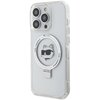 Etui KARL LAGERFELD Ring Stand do Apple iPhone 15 Pro Biały Seria telefonu iPhone