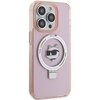 Etui KARL LAGERFELD Ring Stand do Apple iPhone 15 Pro Różowy Kompatybilność Apple iPhone 15 Pro