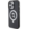 Etui KARL LAGERFELD Ring Stand Karl Head MagSafe do Apple iPhone 15 Pro Max Czarny Seria telefonu iPhone