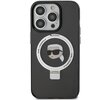 Etui KARL LAGERFELD Ring Stand Karl Head MagSafe do Apple iPhone 15 Pro Max Czarny Model telefonu iPhone 15 Pro Max