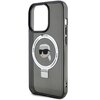 Etui KARL LAGERFELD Ring Stand Karl Head MagSafe do Apple iPhone 15 Pro Max Czarny Typ Etui nakładka