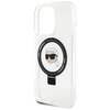 Etui KARL LAGERFELD Ring Stand do Apple iPhone 15 Pro Biały Typ Etui nakładka