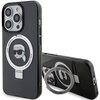 Etui KARL LAGERFELD Ring Stand do Apple iPhone 15 Pro Czarny