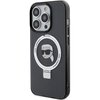 Etui KARL LAGERFELD Ring Stand do Apple iPhone 15 Pro Czarny Seria telefonu iPhone