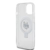 Etui KARL LAGERFELD Ring Stand do Apple iPhone 14 Plus/15 Plus Biały Dominujący kolor Biały