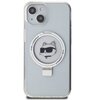 Etui KARL LAGERFELD Ring Stand Choupette Head Magsafe do Apple iPhone 13/14/15 Biały Model telefonu iPhone 13