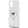 Etui KARL LAGERFELD Ring Stand Choupette Head Magsafe do Apple iPhone 13/14/15 Biały Kompatybilność Apple iPhone 13