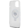 Etui KARL LAGERFELD Ring Stand Choupette Head Magsafe do Apple iPhone 13/14/15 Biały Kompatybilność Apple iPhone 14