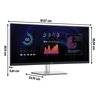 Monitor DELL P3424WE 34" 3440x1440px IPS Curved Przeznaczenie Do domu i biura