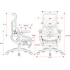 Fotel DIABLO CHAIRS Brave V-Kinetic Czarny Regulacja podłokietników Przód - tył