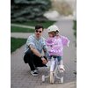 Rower dziecięcy SUN BABY Flower Bike 16 cali dla dziewczynki Lawendowy Kółka boczne Tak