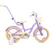 Rower dziecięcy SUN BABY Flower Bike 16 cali dla dziewczynki Lawendowy Rozmiar ramy [cal] 9.5