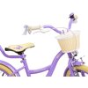 Rower dziecięcy SUN BABY Flower Bike 16 cali dla dziewczynki Lawendowy Wiek 4 lata