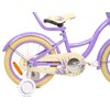 Rower dziecięcy SUN BABY Flower Bike 16 cali dla dziewczynki Lawendowy Wiek 5 lat