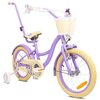 Rower dziecięcy SUN BABY Flower Bike 16 cali dla dziewczynki Lawendowy