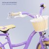 Rower dziecięcy SUN BABY Flower Bike 16 cali dla dziewczynki Lawendowy Waga z opakowaniem [kg] 13.35