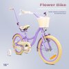 Rower dziecięcy SUN BABY Flower Bike 16 cali dla dziewczynki Lawendowy Wyposażenie Instrukcja obsługi i montażu