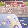 Rower dziecięcy SUN BABY Flower Bike 16 cali dla dziewczynki Lawendowy Wyposażenie Kółka boczne